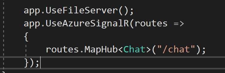 Imagen 9.- Definiendo el hub.