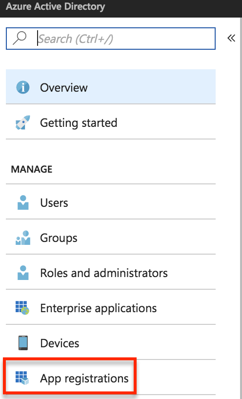 Imagen 1.- Acceso al registro de aplicaciones en Azure AD.