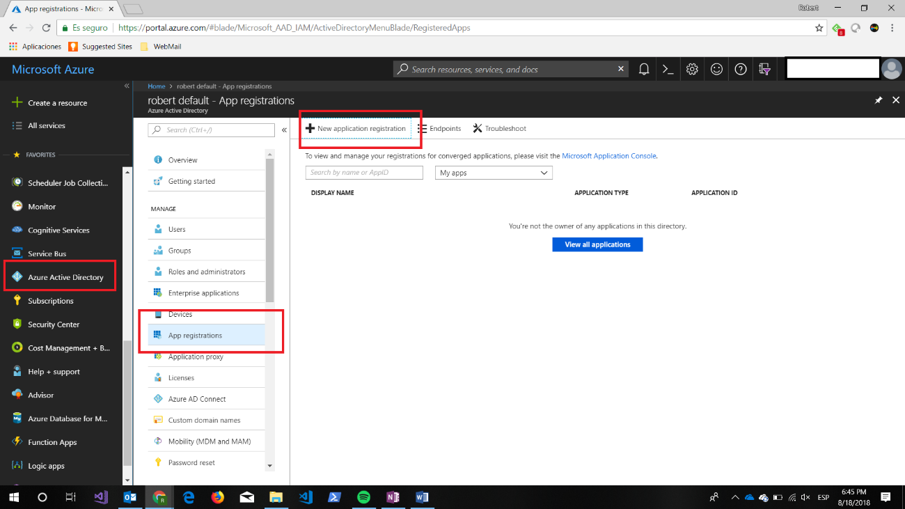 Autenticando Xamarin Forms con Azure AD