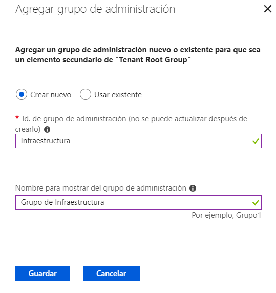 Imagen 3.- Crear nuevo grupo.