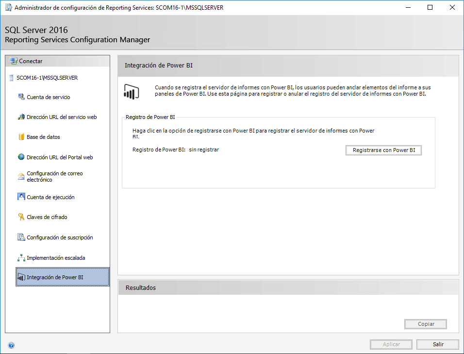 Imagen 12.- Configuración de suscripción.