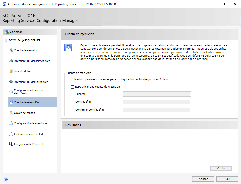 Imagen 9.- Configuración de Correo electrónico.