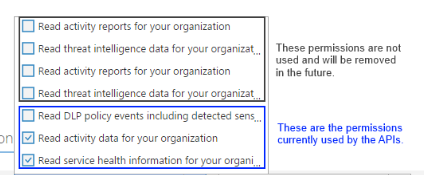 Imagen 7.- Permisos para poder usar la API en un tenant.