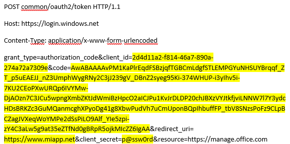 Imagen 10.- Petición para obtener un token.