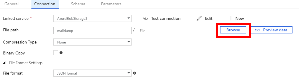 Imagen 20.- Selección del contenedor de destino.