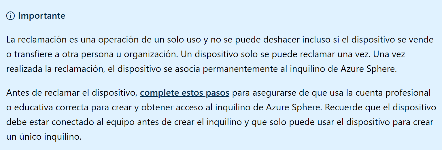 Primeros Pasos con Azure Sphere