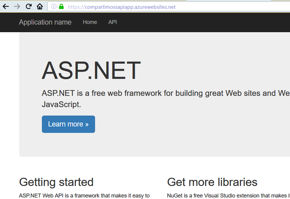Imagen 4.- Página Home de la App.
