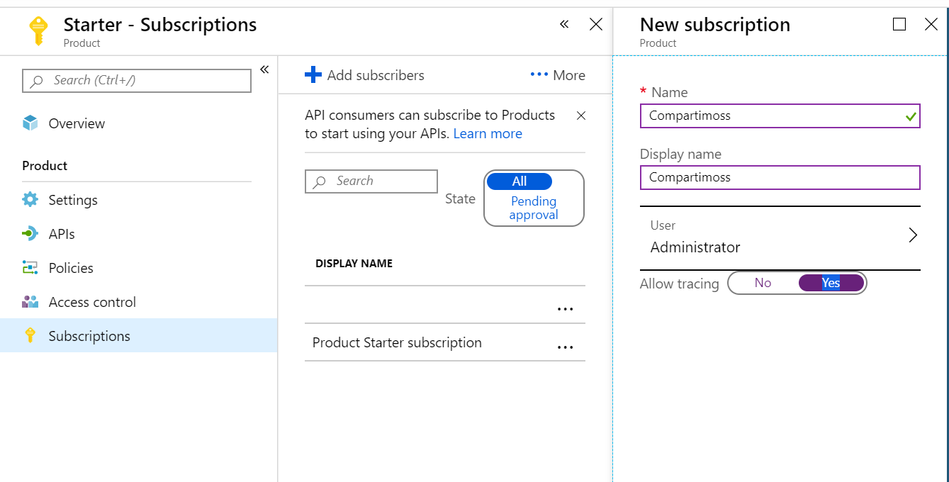 Imagen 3.- Añadir una suscripción.