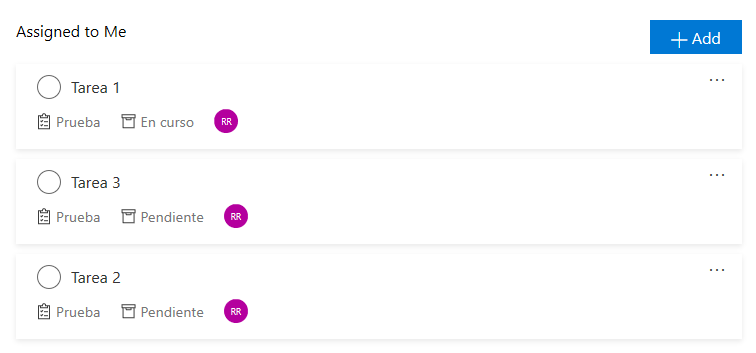 Imagen 6.- Componente Tareas.