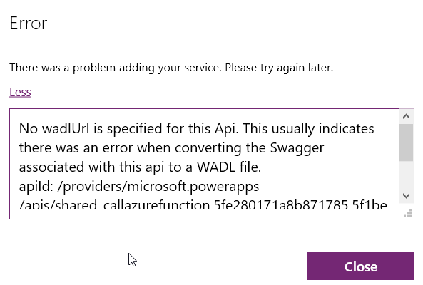 Uso de Funciones de Azure con Flow y Power Apps - Parte 3 -  Usando OpenAPI en Power Apps
