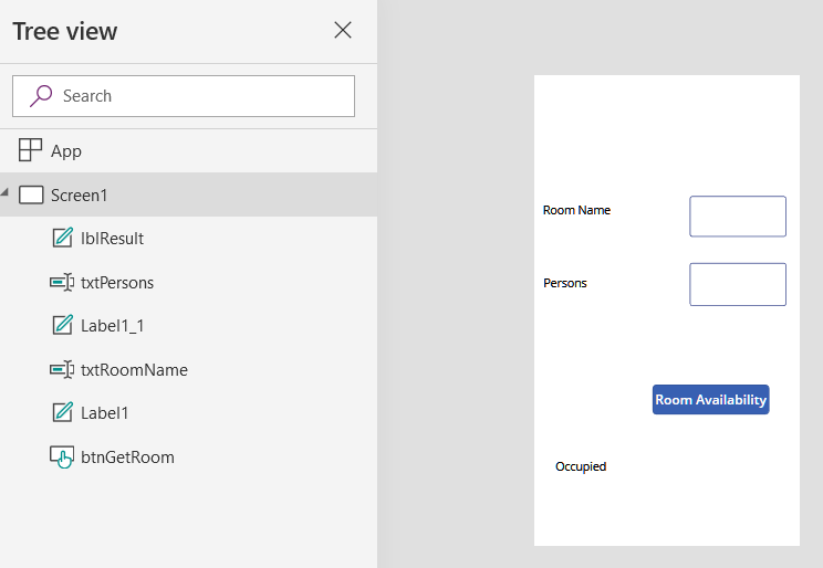 Imagen 4.- La aplicación de PowerApps.