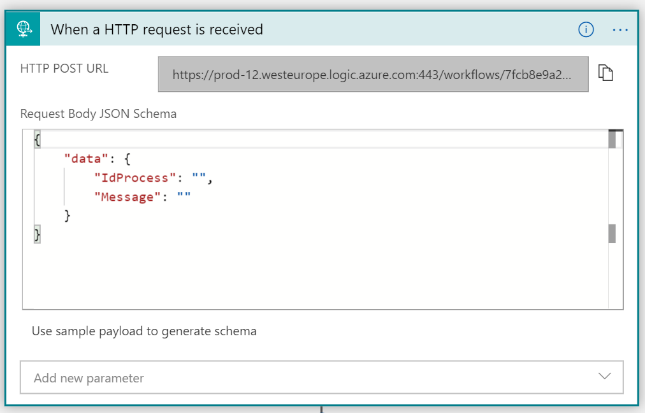 Imagen 7.- Http Triger Logic App.