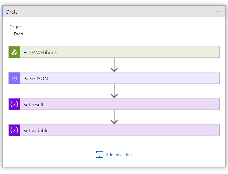 Imagen 10.- Estado Draft, llamando al subproceso.