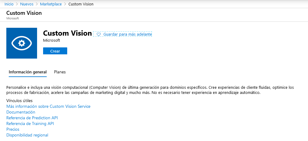 Detección de objetos con Custom Vision