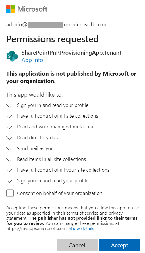 Imagen 1.- Permisos a aceptar para instalar Microsoft Learning Pathways.