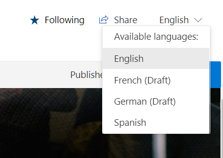 Imagen 6.- Idiomas configurados.