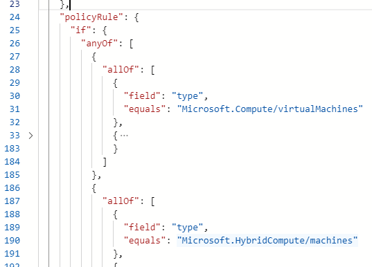 Gestión de servidores externos mediante Azure Policy