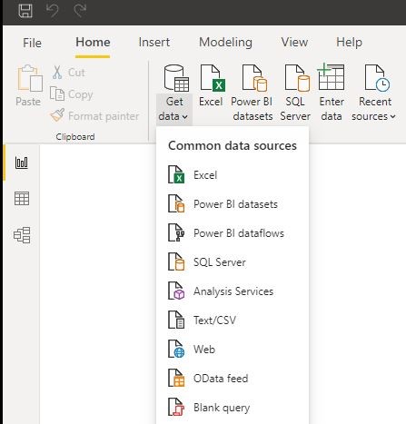Imagen 3.- Obtención de datos en Power BI Desktop.