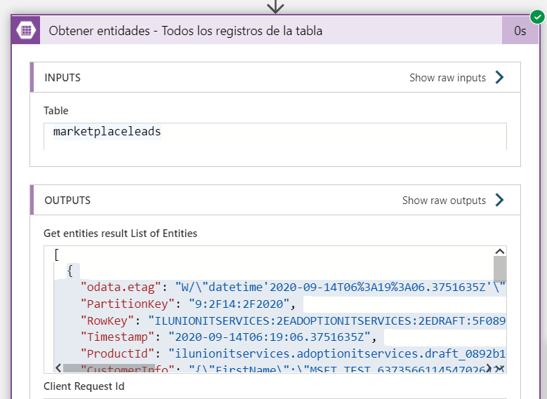 Imagen 17.- JSON a configurar.