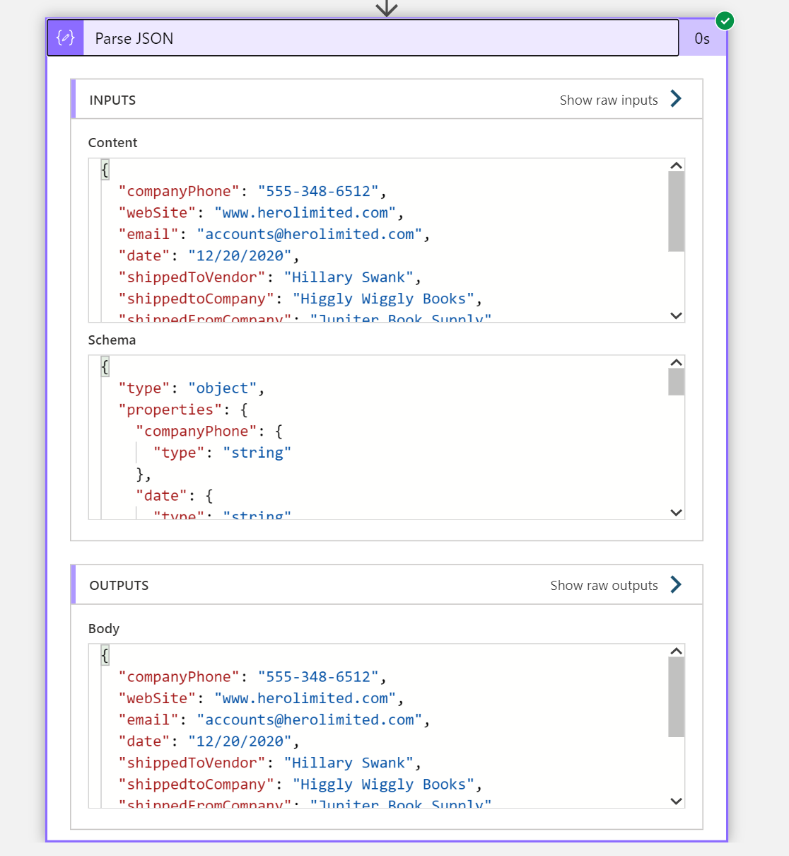 Imagen 25.- Parseo de JSON y escritura en el CDS.