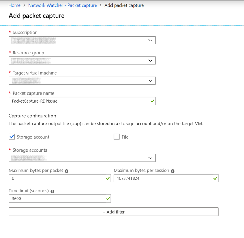 Imagen 6.- Packet Capture.