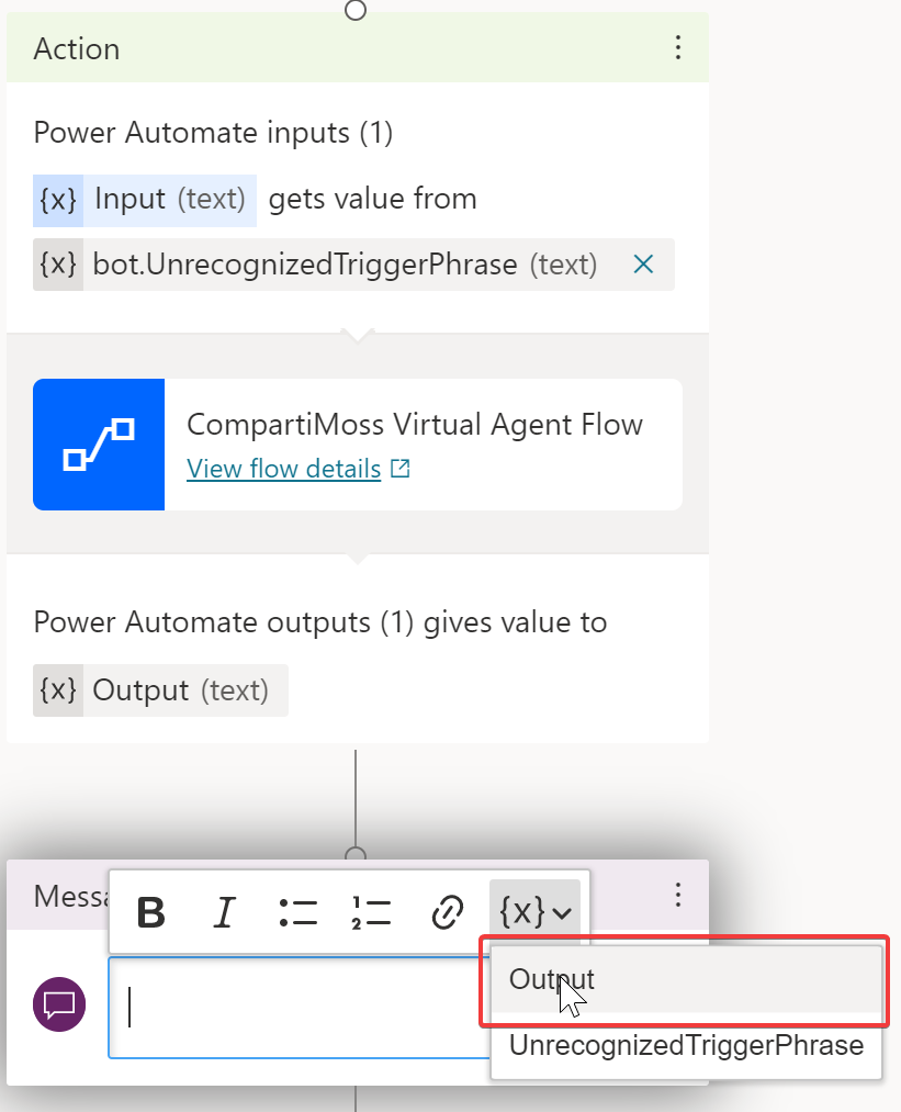 Imagen 15.- Selección de la variable Output.