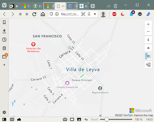 Imagen 1 - Resultado en el navegador.