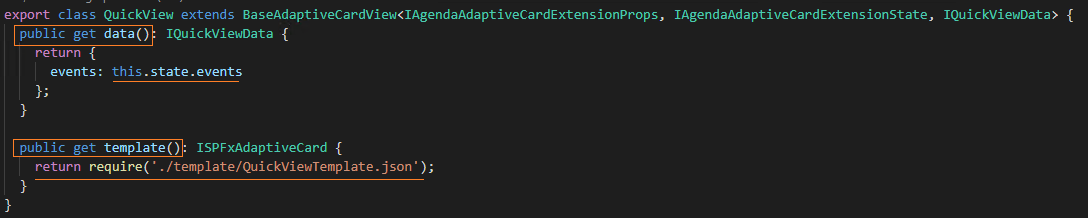 Imagen 10.- Enlace de datos desde estado a plantilla json.