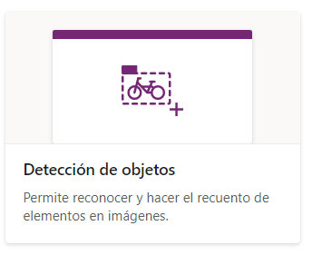 Imagen 2.- Selección del modelo de Detección de objetos.