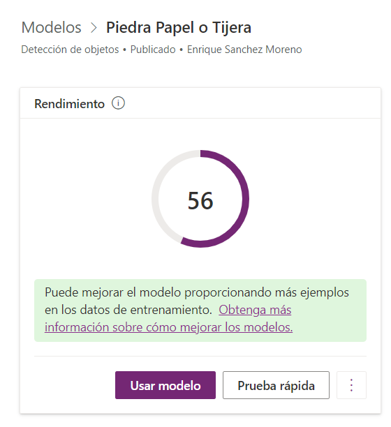 Imagen 4.- Efectividad del modelo.