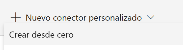 Imagen 2.- Creando un conector personalizado.