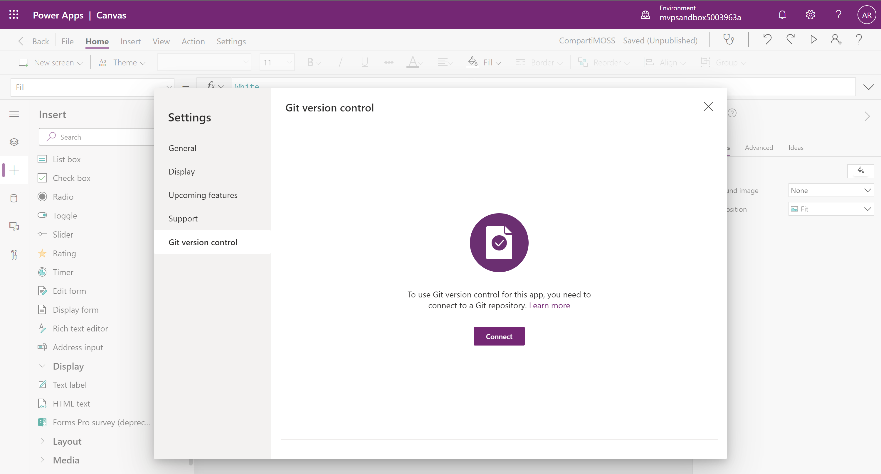 Imagen 2.- Conectando con el repositorio Git.