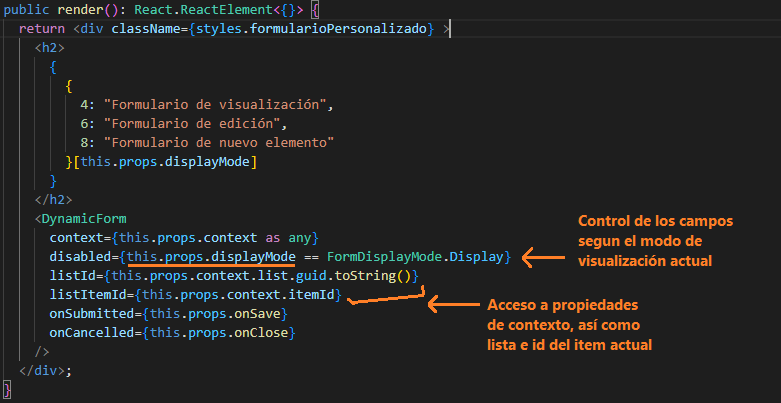Imagen 4.- Código de diseño y lógica del form.