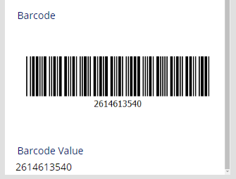 Imagen 13.- Visualizando el Barcode y Barcode Value en la Power App.