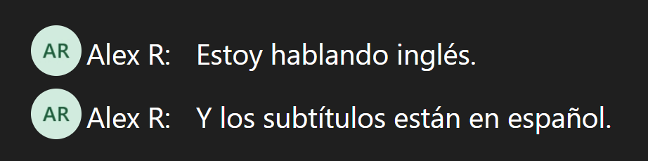 Imagen 9.- Subtítulos en acción.
