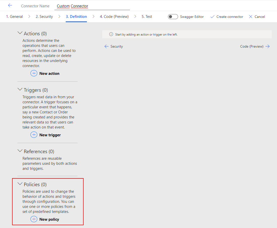 Utiliza directivas para mejorar tus conectores personalizados