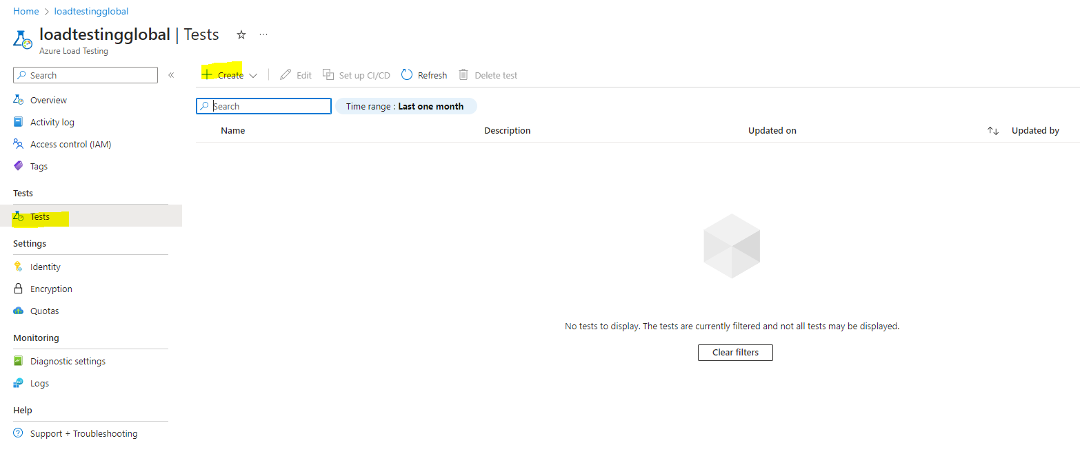 Imagen 11.- Azure LT Test.