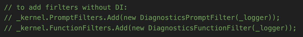 Function y Prompt Filters en Semantic Kernel