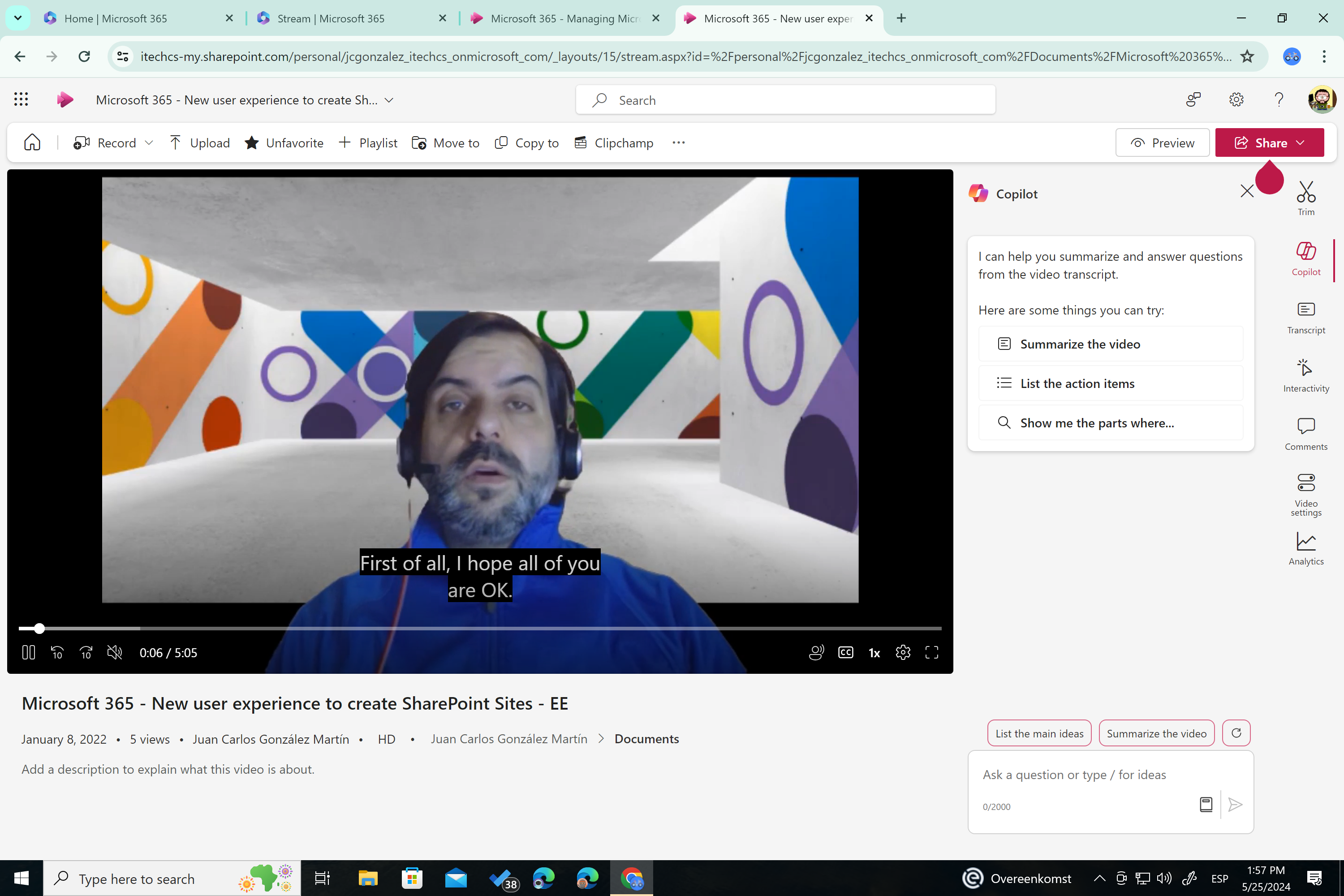 A screenshot of a video chat Description automatically
generated