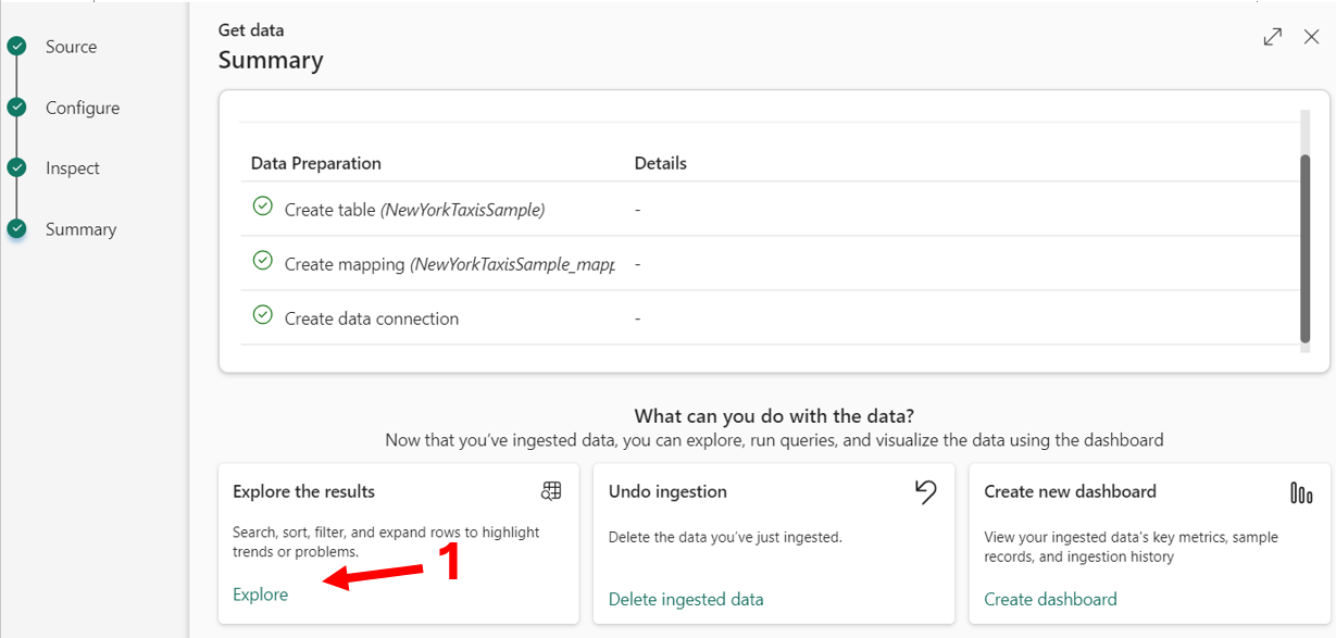 Imagen 12.- Acceso a la exploración de datos en tiempo real.