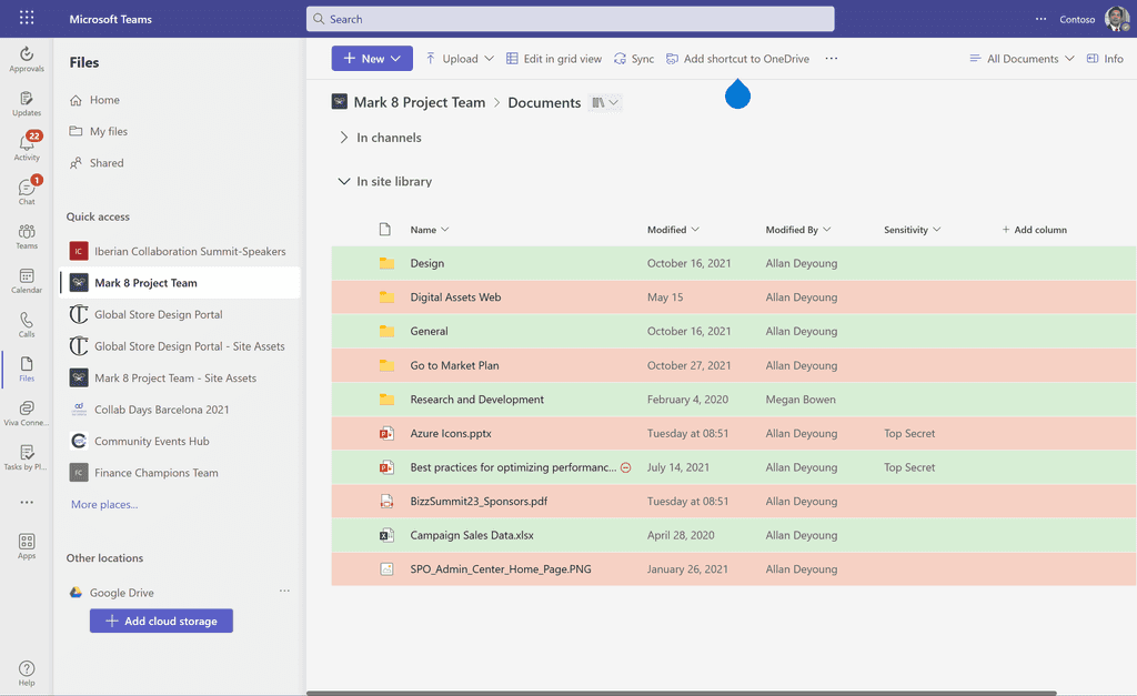 Imagen 4.- Accediendo a la ubicación de un archivo en la Files App.