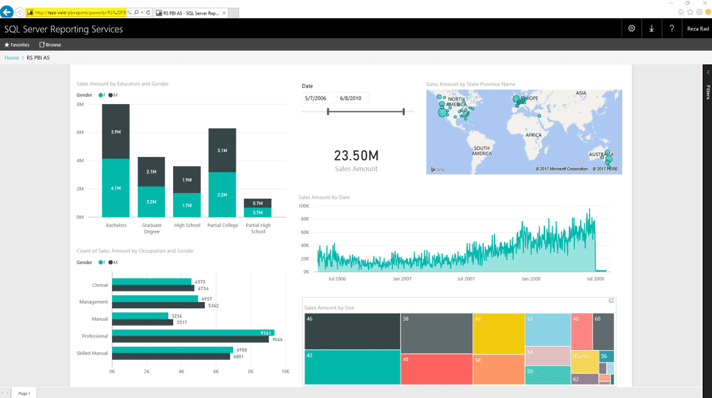 Imagen 4.- Power BI Report Server.