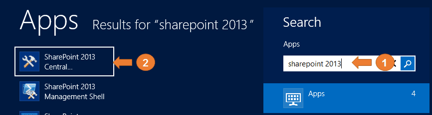 Imagen 4.- Muestra el resultado de la búsqueda realizada de SharePoint 2013.