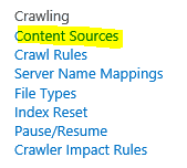 Imagen 20.- Enlace Content Sources.