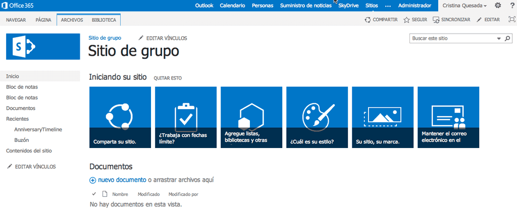 El trabajo en SharePoint es fácil y dinámico