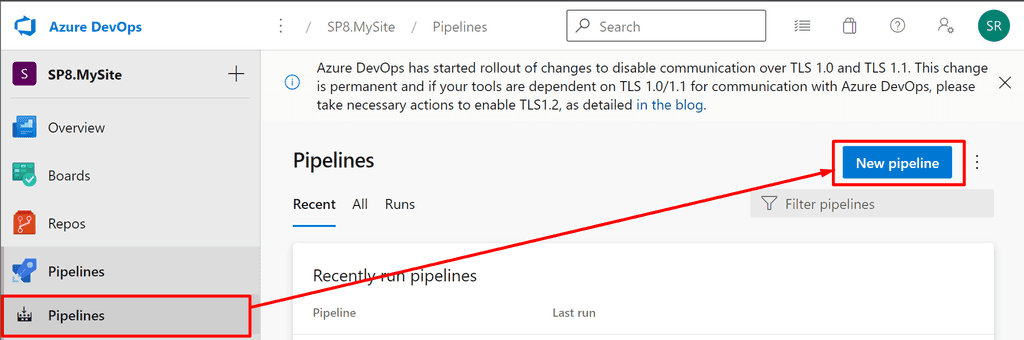 Imagen 15 - Creación de Nuevo Pipeline