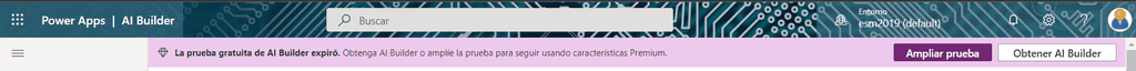 Imagen 1.- Suscripción de prueba de Power Apps.