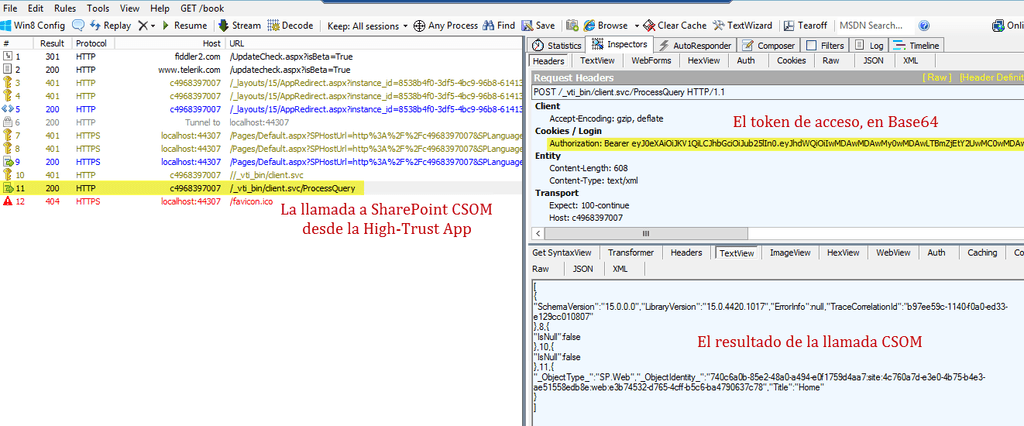 Imagen 7.- La base de datos de fotografías en SQL Server.