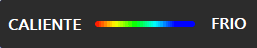 Imagen 9.- Gama de colores dentro de los mapas de calor.