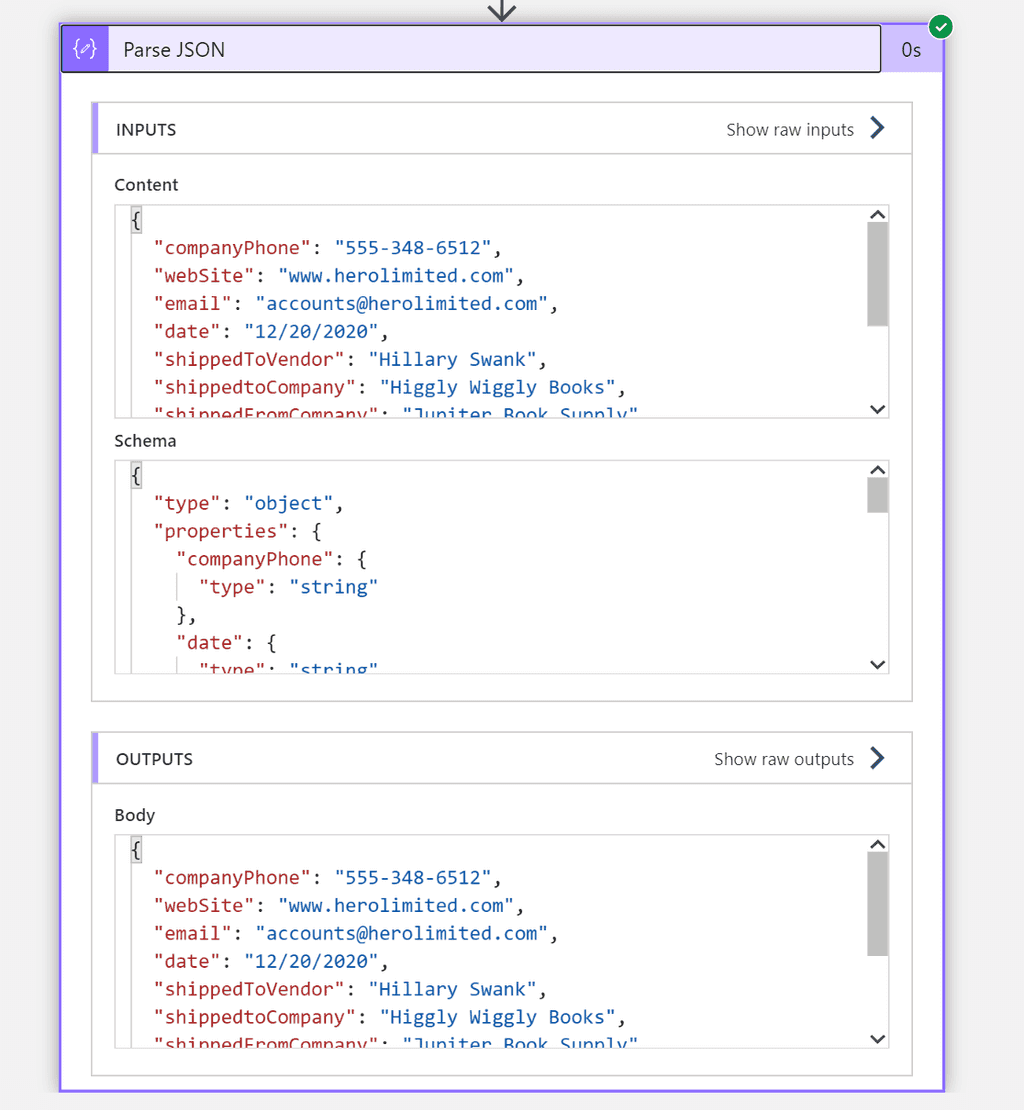 Imagen 25.- Parseo de JSON y escritura en el CDS.